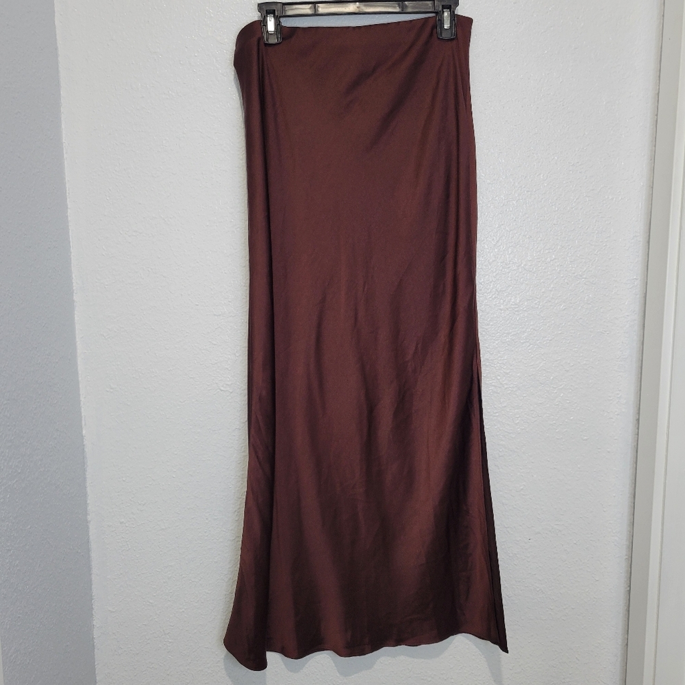 NWT MADEWELL SILKY MAXI SLIP SKIRT SIZE 8 - Picture 6 of 13